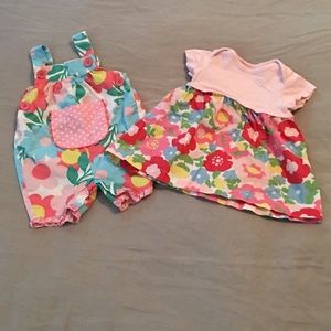 2 Baby Boden outfits- 0-3 months